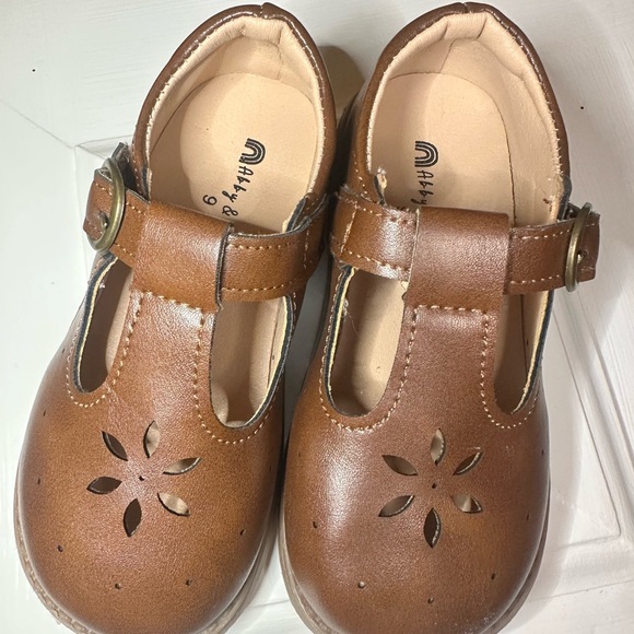 Abby & Evie Other - Abby & Evie Toddler Girls Brown Mary Jane Shoes Size 9 Boutique